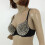 (Silver, 85B) Steampunk Spike Stud Bra for Women 2
