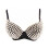 (Silver, 85B) Steampunk Spike Stud Bra for Women 3