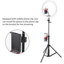 LED-Ringlicht mit Stativ 30 cm dimmbar