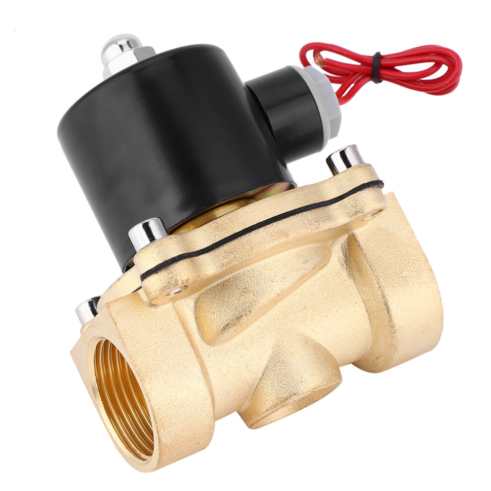 Solenoid Valve Brass NC 1in BSPP 220V AC DC