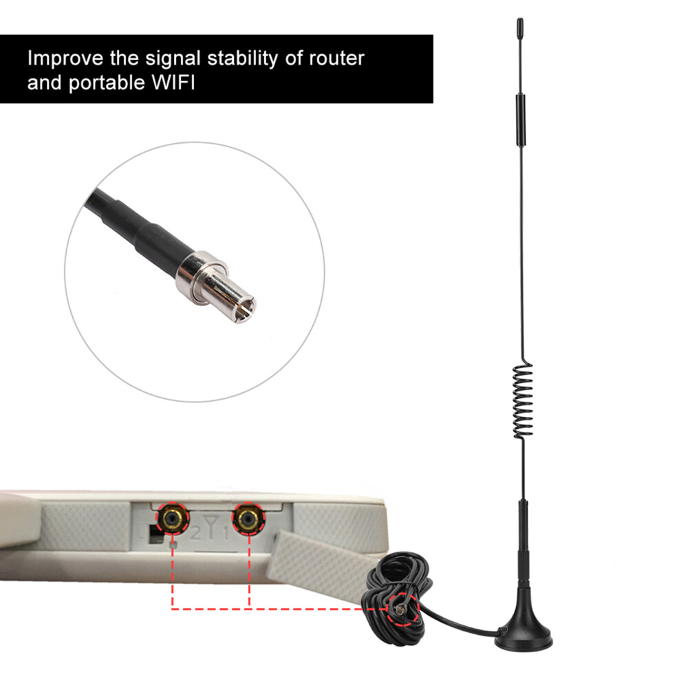 2 Pcs 12Dbi 4G Omnidirectional Antennas Ts9 For Portable Wifi Router 9341392361517