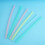 6pcs Silicone Reusable Drinking Straws Flexible for Children,20cm 6