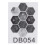 Tile Floor Stickers 10Pcs Waterproof Non-Slip Self Adhesive Hexagonal Pattern 1