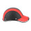 Universal Lightweight Red ABS Half Face Motorcycle Helmet Free Size 10