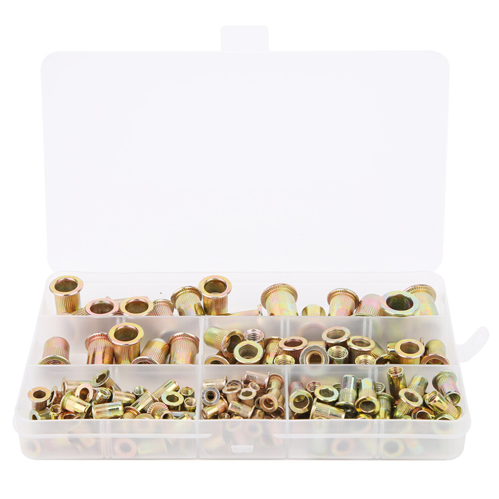 150Pc Zinc Alloy Rivet Nut Set M3 M4 M5 M6 M8 M10 Fasteners 3771392363383