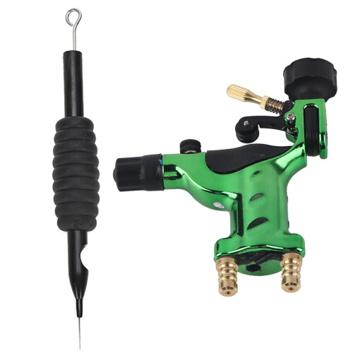 Professional Electric Tattoo Machine for Lining & Shading, Green 1