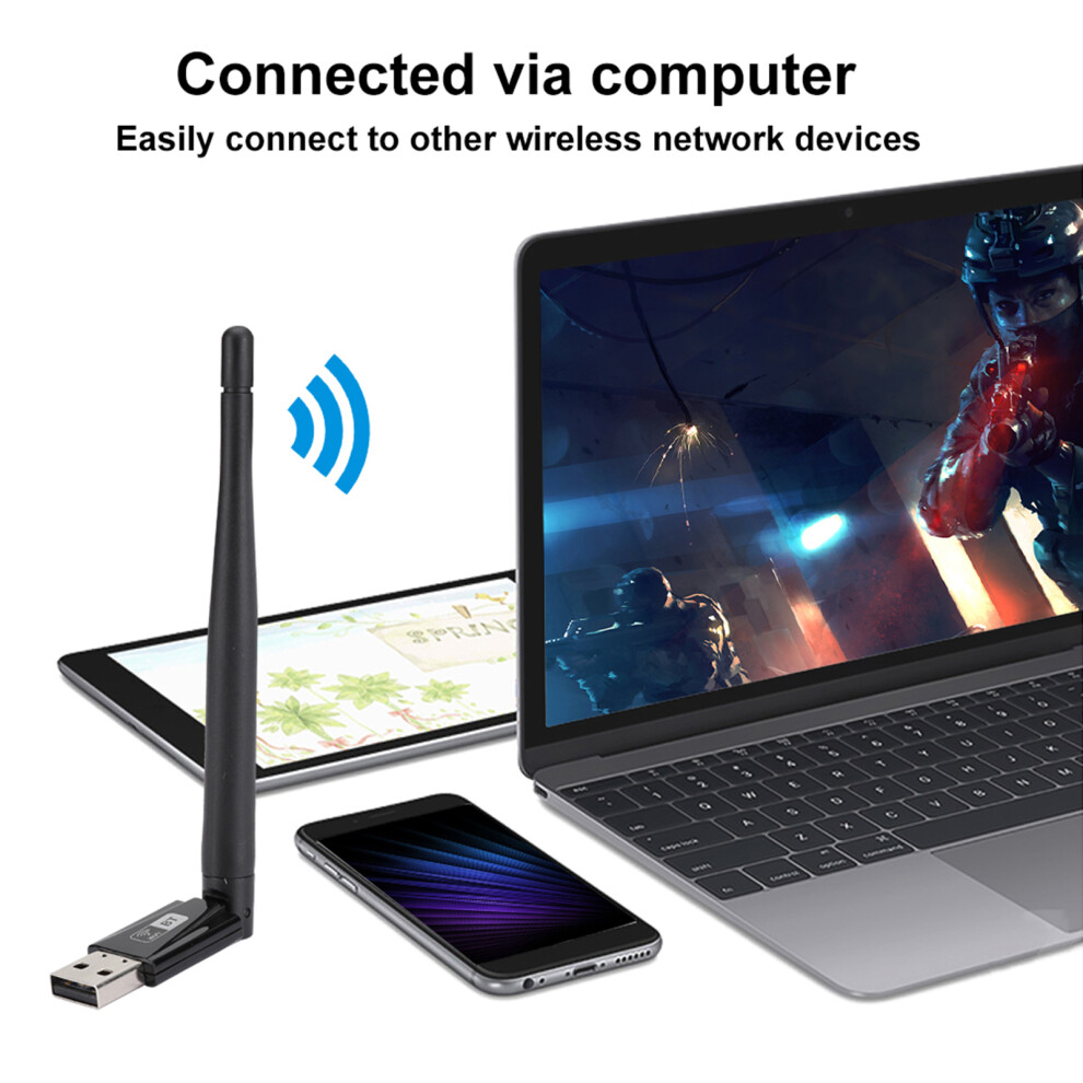 Rtl8821cu 600M Dual Band Usb Wireless Lan Card With Bluetooth Adapter 9411392643873