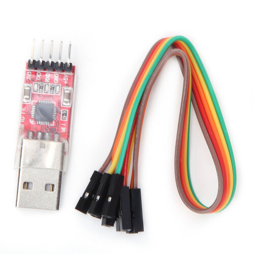 USB to TTL Serial Converter Module 5-Pin, Supports 300bps-1Mbps 1