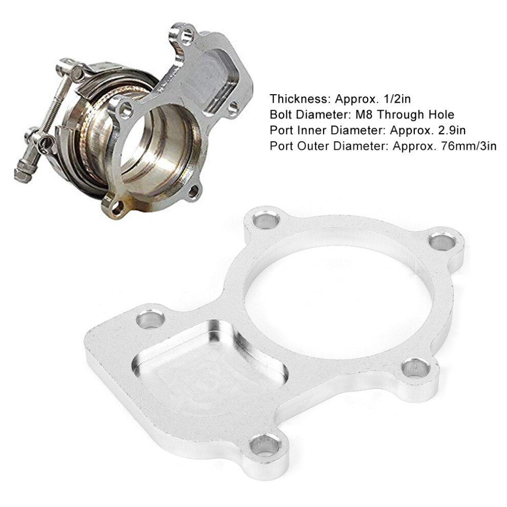 3.0In Downpipe Turbo Flange For Cummins Hx35 He351ve Steel 7621392364032