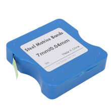 Edelstahl Matricebänder Streifen Roll 5mm/6mm/7mm Blau, 3m Dentalwerkzeug