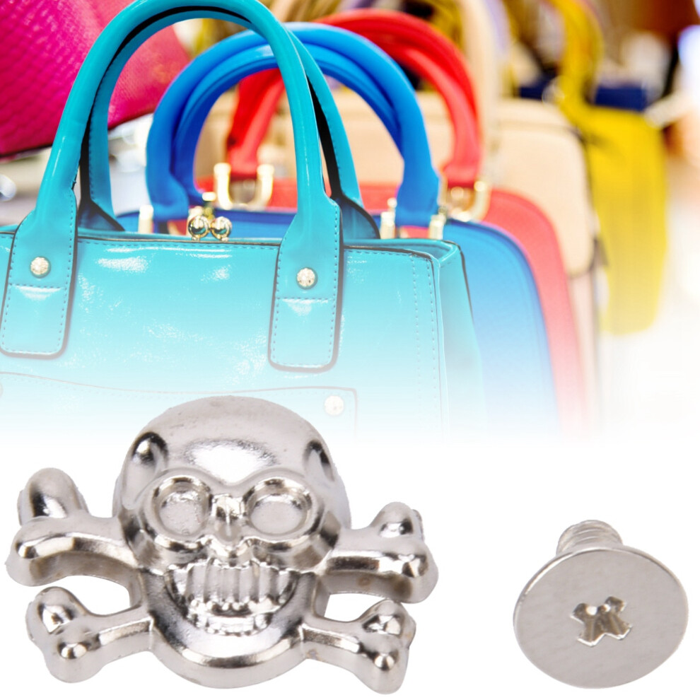20Pcs Punk Skull Rivets, 15Mm Gothic Bone Ornaments For Luggage & Crafts 8441392645455