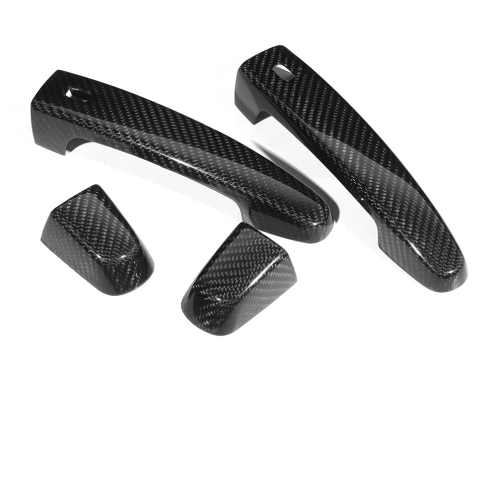4Pcs Carbon Fibre Door Handle Covers Camaro 7444352390588