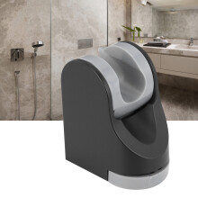 ABS Matte Black Shower Head Holder, Adjustable, Easy Install