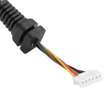 6 Pin Microphone Cable for YAESU FT-7900R/8900R Car Radio, ABS, Multi-Compatible