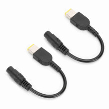 Power Converter Cable Female to Square Pin Fits for Laptop X1 Carbon Yoga 13 15cm