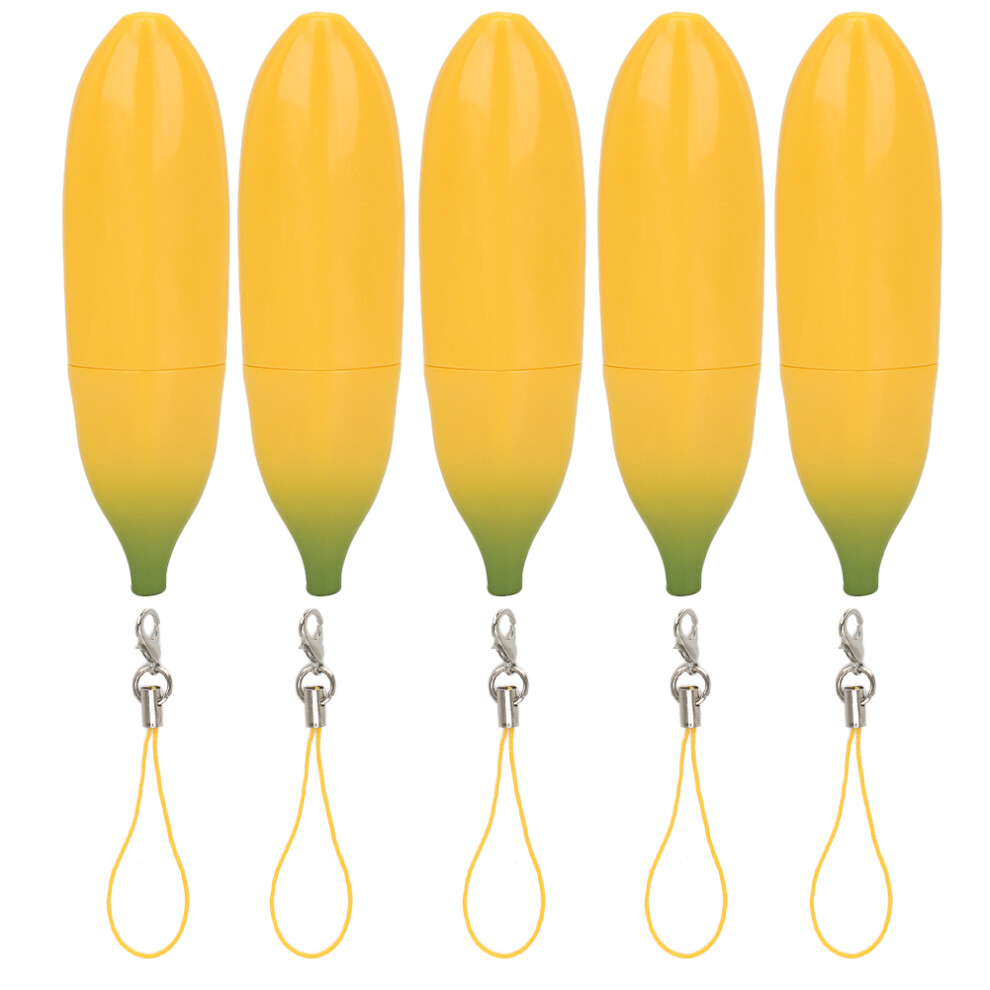 5 DIY Banana Lip Balm Bottles Empty