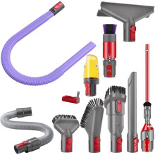 Accessory Kit Compatible for V7 V8 V10 V11 V15 - Extendable Flexible Hose & Multi-Purpose Nozzle Brushes