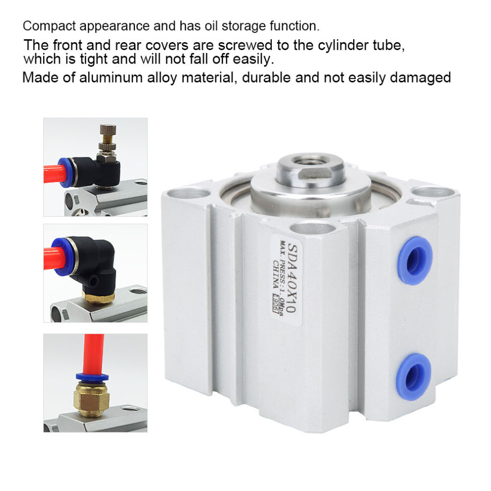 SDA40X10-20 Pneumatic Cylinder Double Action