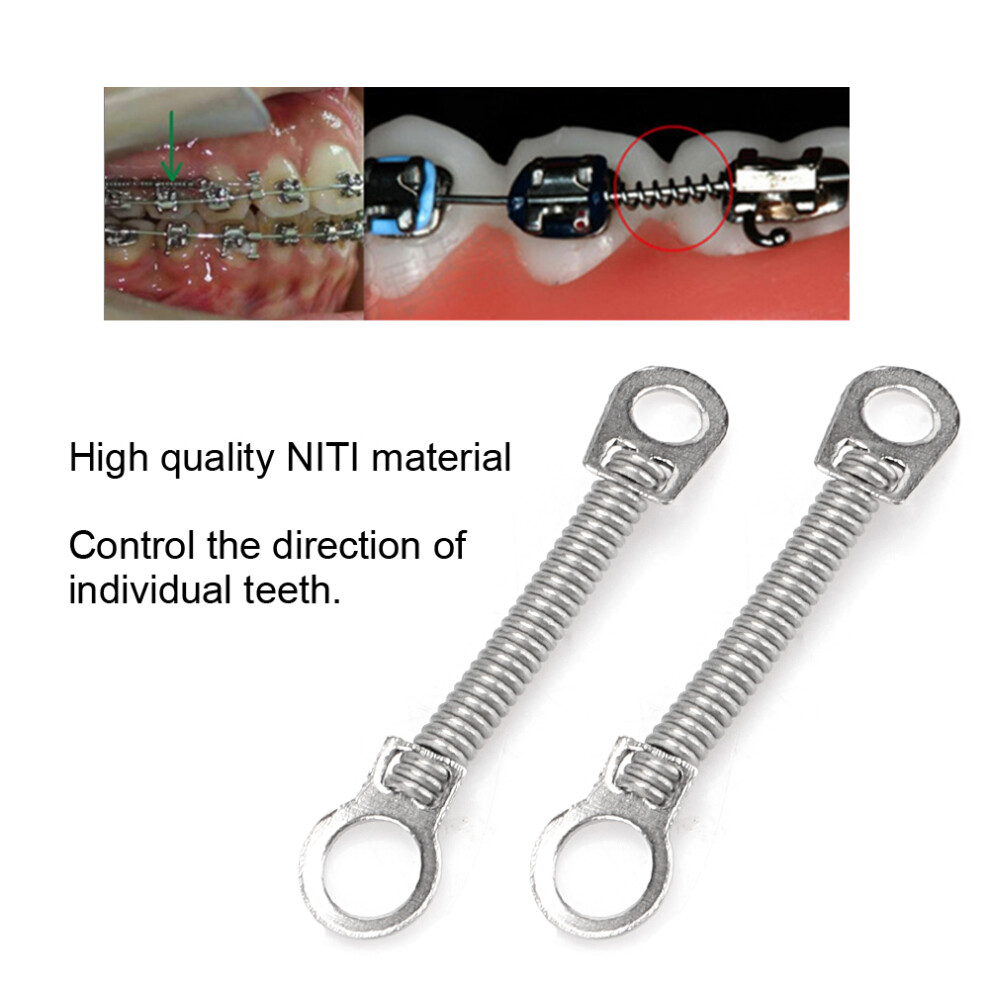 10pcs NITI Orthodontic Close Coil Spring 0.012x9mm Dental Accessory
