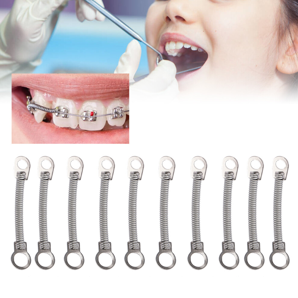 10pcs NITI Orthodontic Closed Coil Springs 0.012x12mm Dental Accessory