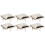 100pcs Silver 10mm Square Pyramid Rivets 4 Claw Metal Studs for DIY Accessories 8