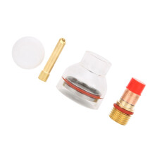 Welding Torch Kit Gas Lens Collet Glass Cup for WP‑17/18/26