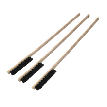 3PCS Wooden Bird Cage Cleaning Brush Set Long Handle Durable for Parrot Care