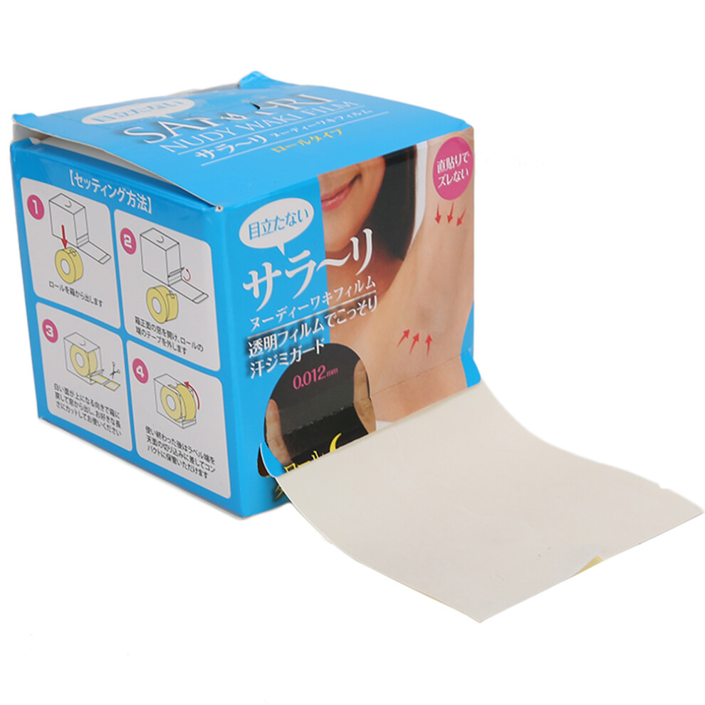 Disposable Armpit Sweat Pads â 7.2cm x 600cm, Absorbent Shield Sticker