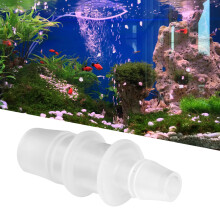 Plastic Aquarium Fish Tank Adapter, 8mm/16mm Hose Connector, 5 pcs