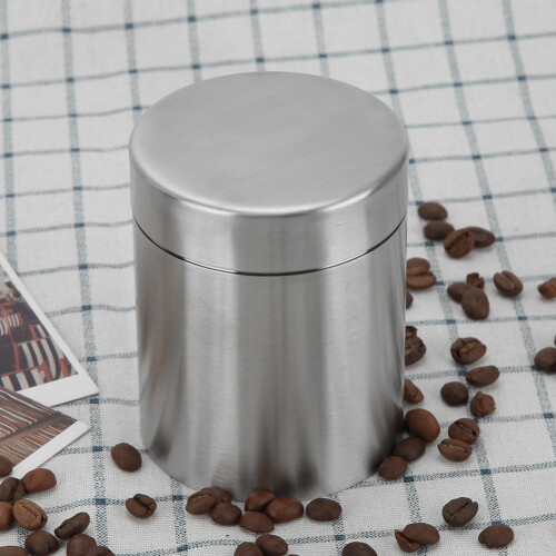 400ml Stainless Steel Tea Canister - Compact Kitchen Storage Organizer 2