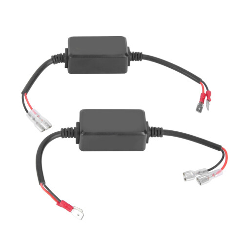 H1/H3 Auto LED Headlight Error Free Canceller Anti Flicker Resistor, 12V-14V 1