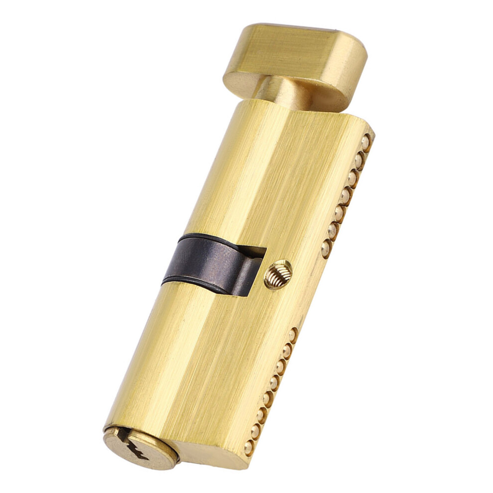 Premium Copper Lock Cylinder 3 Keys Anti Theft For Home Indoor Door Security 8731392369155