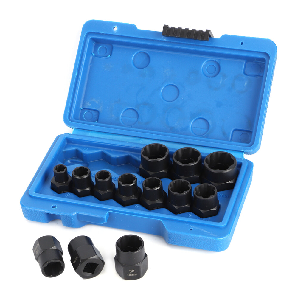 13Pcs Impact Socket Set Chrome Vanadium 6.4Mm-19Mm For Wrench Pliers 8731392369728