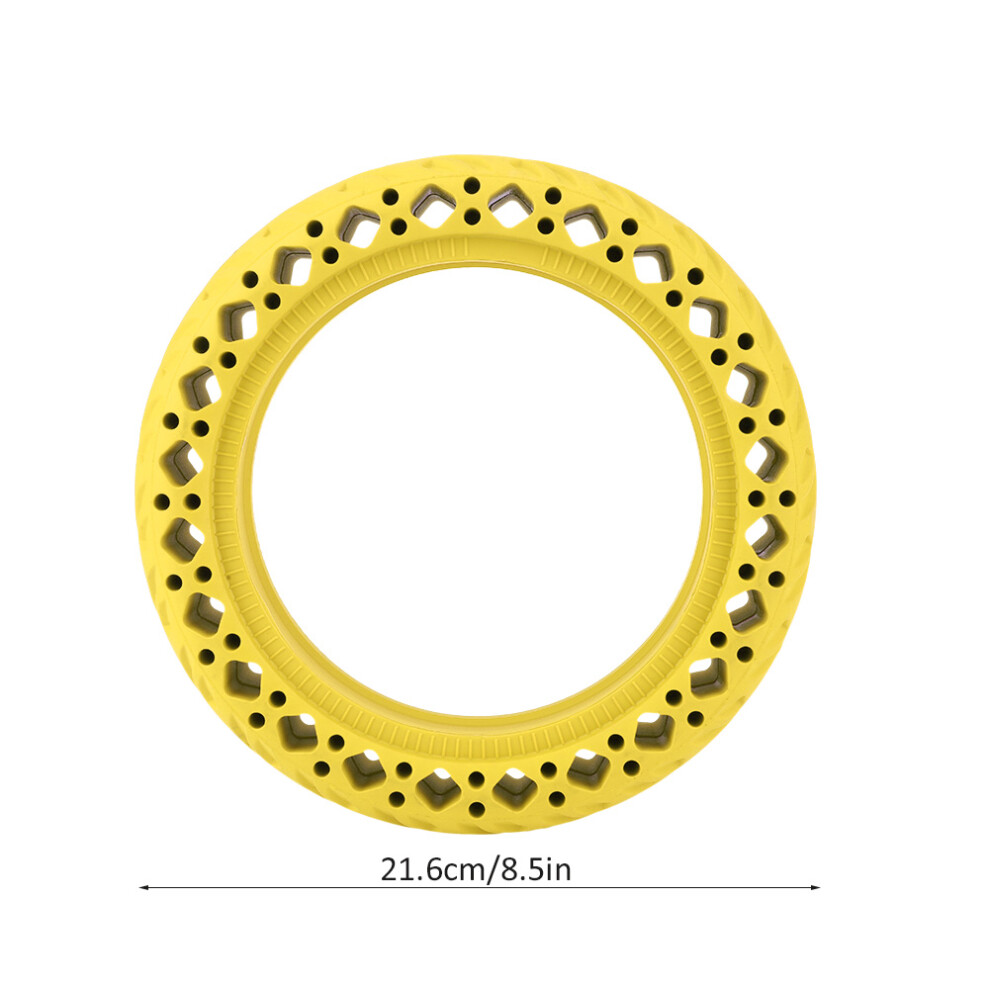 8.5 Inch Rubber Shock Absorption Tire For Xiaomi M365 Electric Scooter Yellow 3231392370359