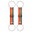 2Pcs Elasticized Suitcase Connector Bands For-rainbow colors 1