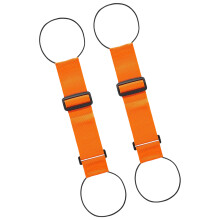 Ceintures à bagages réglables, 2 pièces, pour garder les-Orange