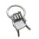 Elegant Chair Shaped Adjustable Ring Contemporary-silver 1