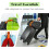 2Pcs Practical Polyester Luggage Attachment-rainbow colors 3