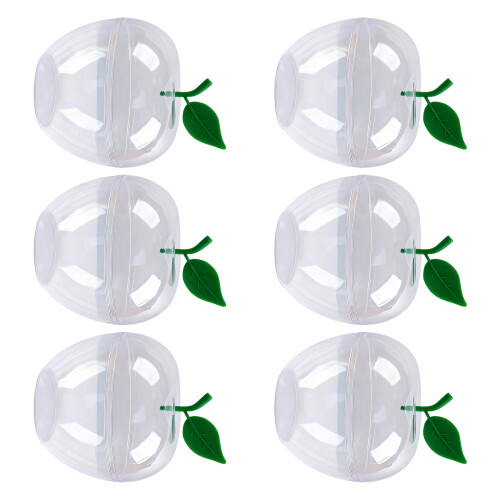 Artificial Apples Candy Dish Snacks Storage-Clear size L