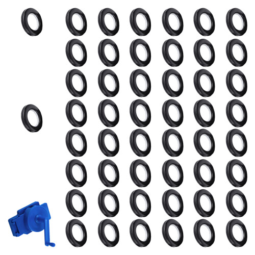 Rotary Handheld Curtain Puncher Plastic Metal Hole-Black