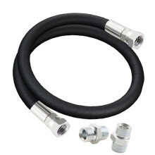 Industrial Grade 1/2 NPT Compressor Jumper Hose Strong-48inch