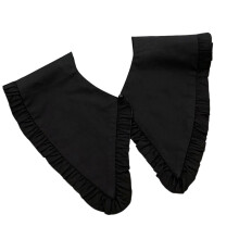 Stylish Cotton Blend False Collar Layering Piece For-Black