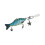 Lure Inspired Keychain Flexible Multi Joint Fish Keyring-Blue 1