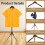 Two Function Garment Display Stand For Retail Stores And Home 3