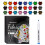 Assorted Permanent Marker, Works on Fabric, Plastic,-24 colors 1