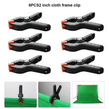 6pcs 2\" Spring Clamps for Photo Studio Backdrop