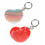 Chic Portable Hair Comb Keychain Accessory Great Gift For-Blue 2