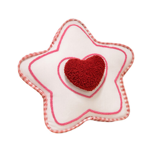 Unique Shape Decorative Cushion Colorful-five pointed star