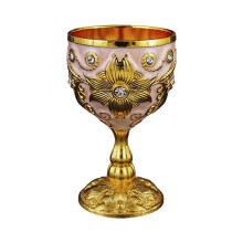 Unique Handcrafted 30ml Mini Chalices Sturdy Zinc-golden white