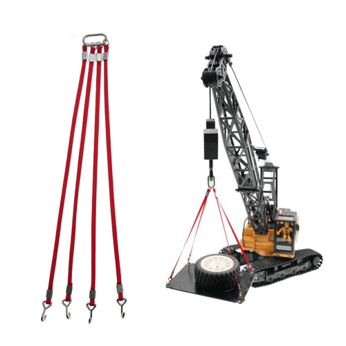 Professional Reinforced Fabric Hook Tow Rope For 1/50-10cm 2